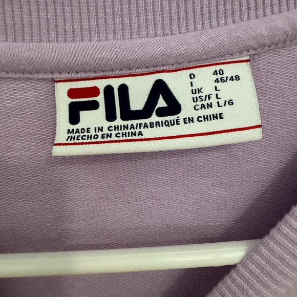 Fila Purple Crewneck Sweater - Picture 4 of 5